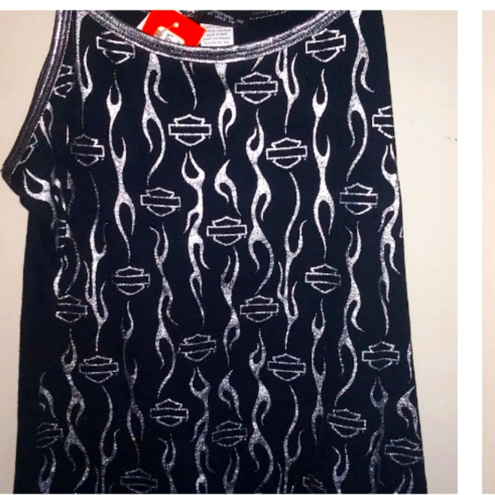 Women's Harley Davidson tank top Barnett HD EL Paso Texas size large NWT
